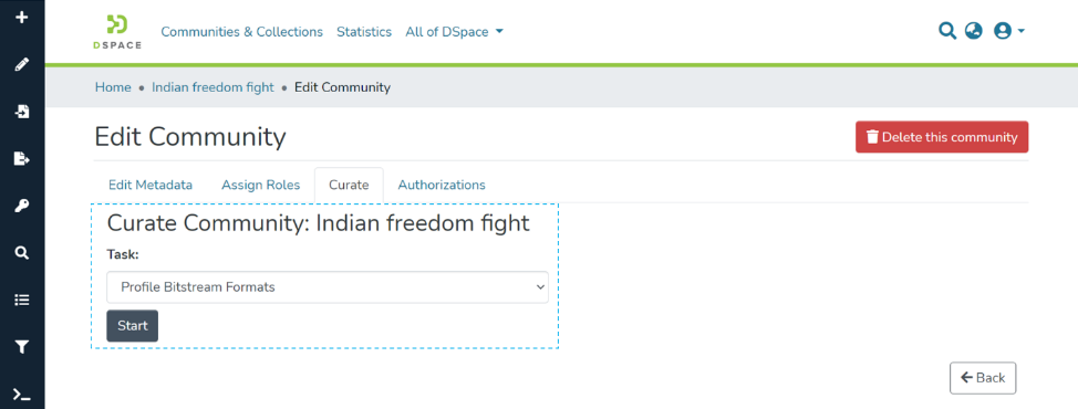 Edit Community Curate