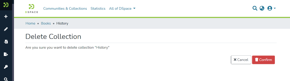 Confirm Delete is a red button in the lower right corner