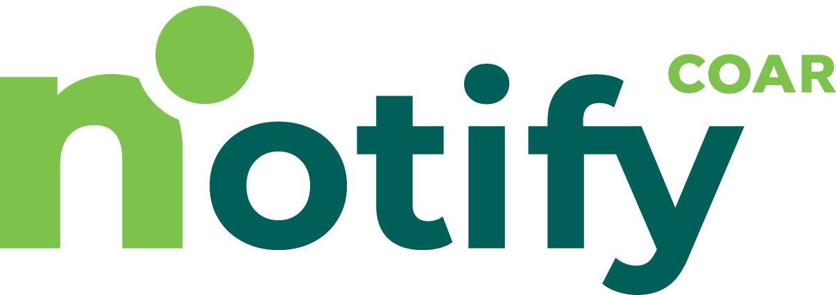 notify COAR logo