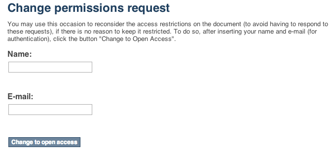 change permissions