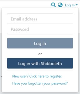 Login window