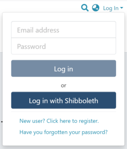 Login window