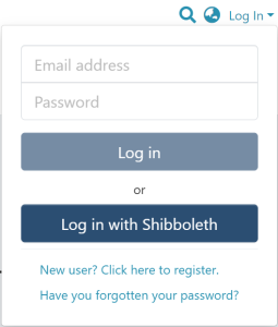 Login window